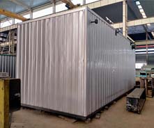 solid fuel hot oil boiler